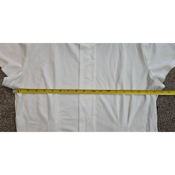 Karl Lagerfeld Paris Womens White Short Sleeve Top Size Large - Picture 7 of 7